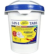 Robelle 1440M-K 5-in-1 3-Inch Multi-Purpose Swimming Pool Chlorine Tabs, 35-Pounds