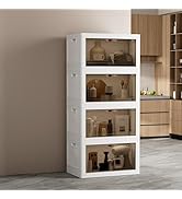 JOYMOOP Closet Organizers and Storage – 198 Qt Stackable Collapsible Storage Bins with Lid, 3-Pac...