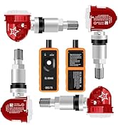 TPAIERR 5Pcs TPMS Sensor with Relearn Tool, 315Mhz OE 13598771 13598772 13586335 13581558 EL-5044...