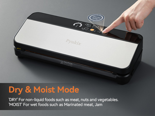 food sealer vacuum sealer dry&amp;amp;moist mode