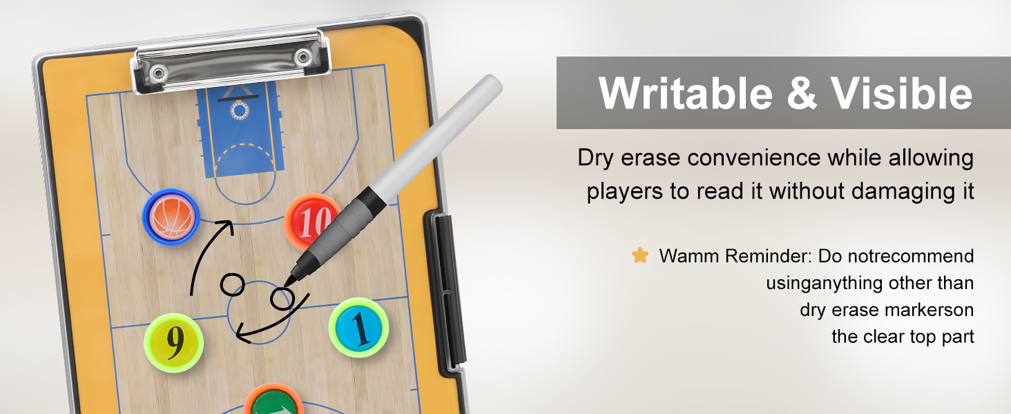 Basketball Clipboard for Coaches