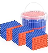 Pokiiulk Refill Darts Bullets Compatible with Nerf Guns N-Strike Elite Series, 300PCS Refill Dart...