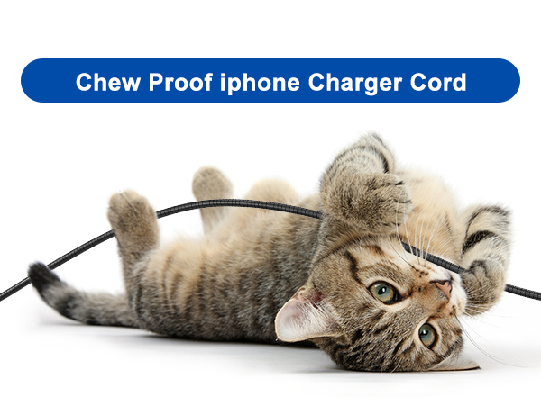 chew proof iphone charger cord
