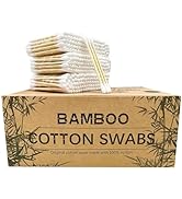 Wooden Cotton Swabs 1200ct /Double Tipped Bamboo Cotton Buds
