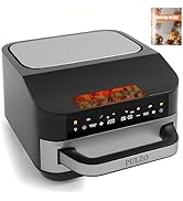 PULZO 7.4 Qt Large Air Fryer, 13IN Large Pizza Airfryer, 12-IN-1Smart Digital Fryer with Basket, ...