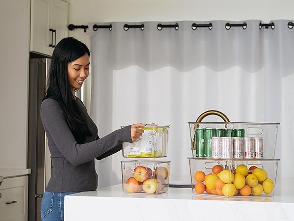 accessories shelf fridge craft baskets house tea college medicine household divider stackable 