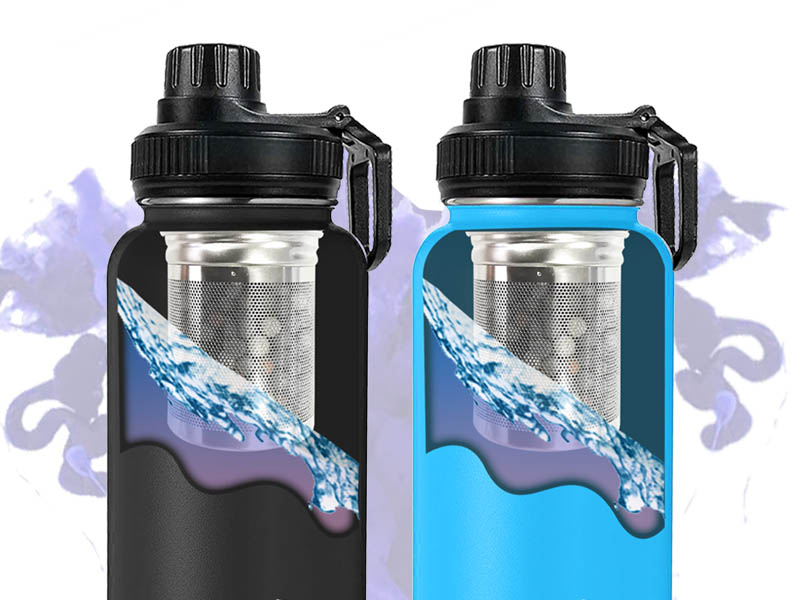 Stainless steel water bottle