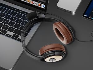 wide compatible, Laptop headset, Wired PC headphones USB-A, wired headset USB