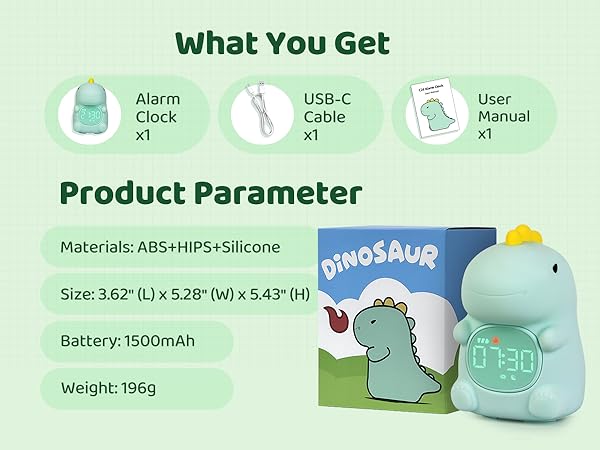 Alarm Clock with Night Light