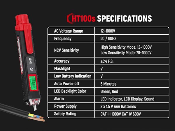 HT100s Voltage Tester
