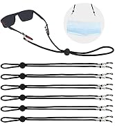 FYY Eye Glasses String Strap [6 Pack] Universal Sport Sunglasses Strap for Men Women, Adjustable ...