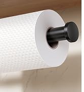 Auxmir Paper Towel Holder Under Cabinet, Self Adheisve Paper Towel Bar for Kitchen, Stainless Ste...