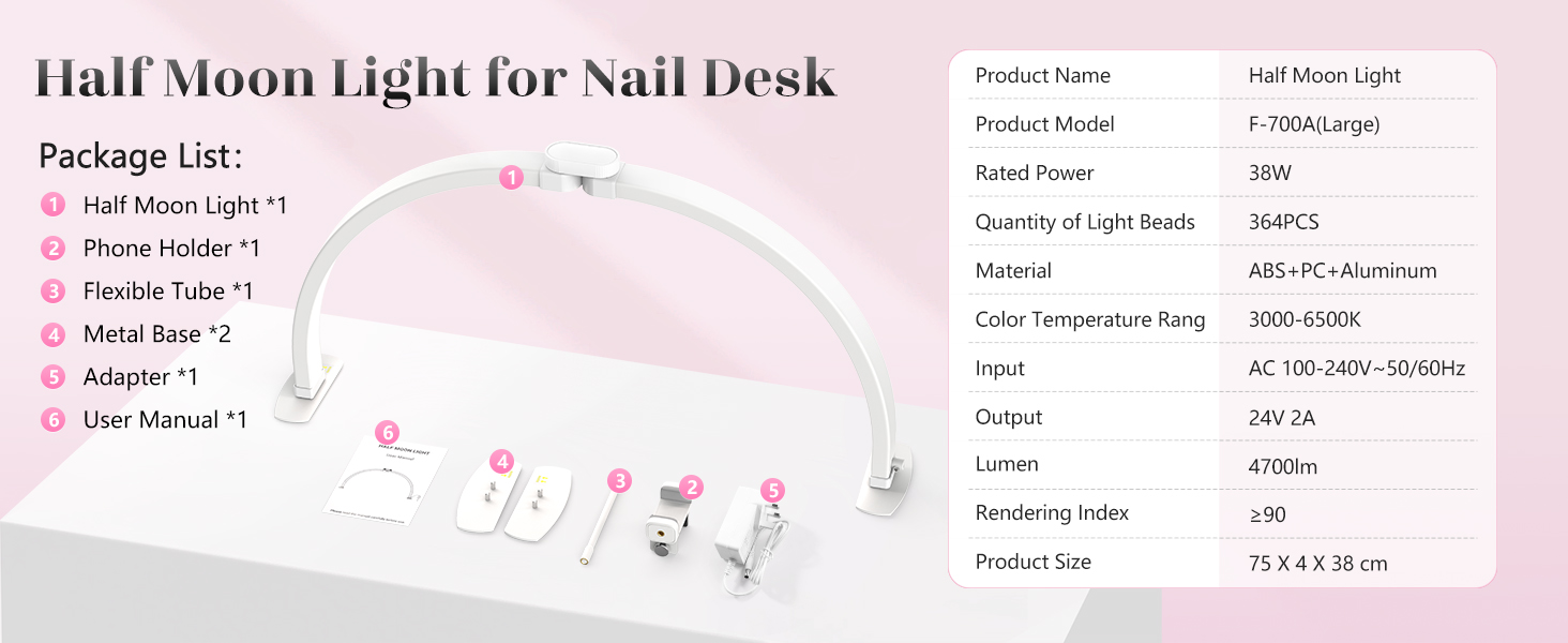 nail moon light