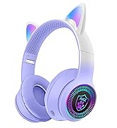 purple cat ear headsets