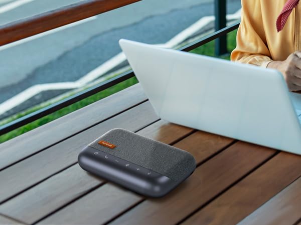 A15 Bluetooth Conference Speaker and Microphone, 360° 10ft Voice Pickup w/Noise Reduction
