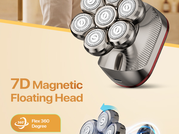 7D Head Shaver for Bald Men