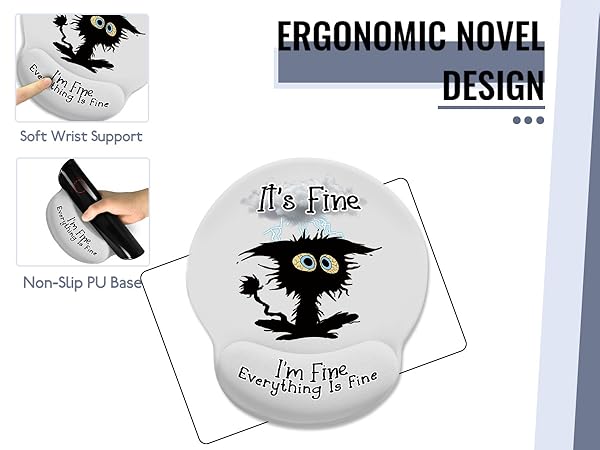 Mouse Pad with Wrist Rest