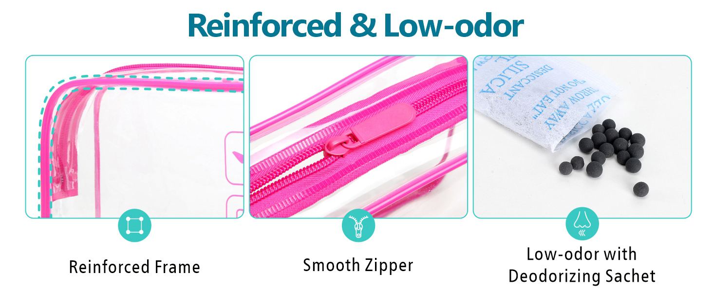 clear cosmetic bag