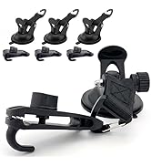 HASIKA Suction Cup Hooks with Tarp Clips, Heavy Duty Tie Down Suction Cups for Camping Awning, RV...