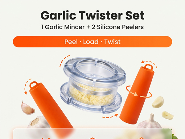 manual garlic twister