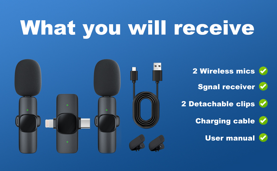 What you will receive