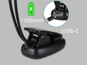 rechargeable music stand light piano lights clip on
