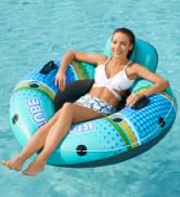 Jasonwell Inflatable River Tube Float - Heavy Duty River Float Pool Floats Lake Water Tubes