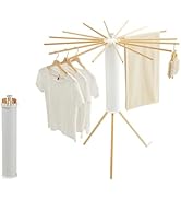 JOOM Tripod Clothes Drying Rack, Garment Rack Portable and Foldable Space Saving Laundry Drying R...