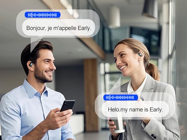 AI Translation Earbuds Real Time