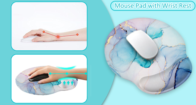 mouse pad with wrist rest