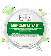 Margarita Salt Garnishing for Cocktails, Unrefined and Solar-Evaporated Ruddy Mary, Natural Sea S...