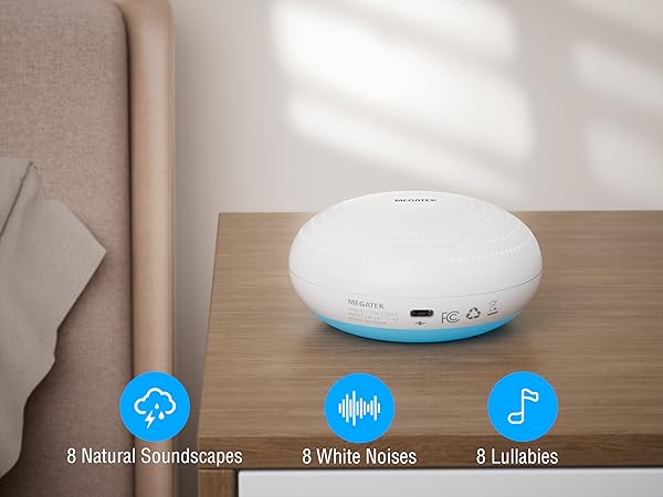 Sleep Sound Machine with soothing sounds