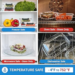 glass food containers