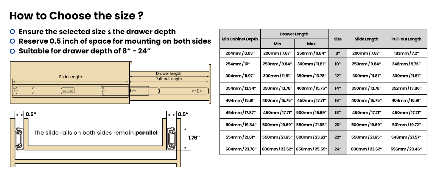 drawer slides