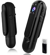 WOTCHA Body Camera HD 1080P Mini Body Cam with Motion Detection, IR Night Vision, Loop Recording,...