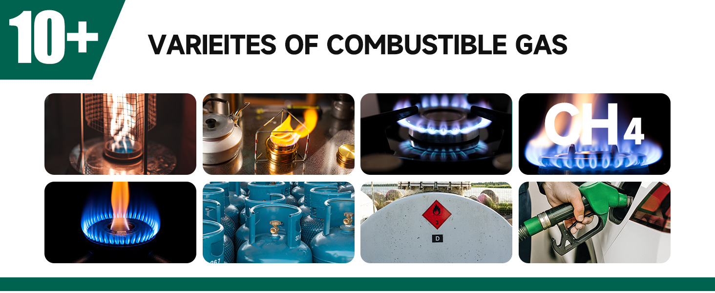 Natural Gas Leak Detector, Propane/Methane/Combustible Gas Detector, Home/RV Gas Leak Detector