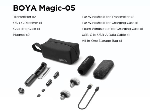 BOYA magic wireless microphone