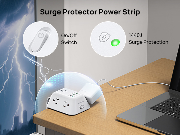 edge mount power strip