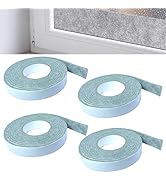 4 Rolls Window Condensation Absorber Strip, Self-Adhesive Tape to Prevent Moisture and Drips, Reu...