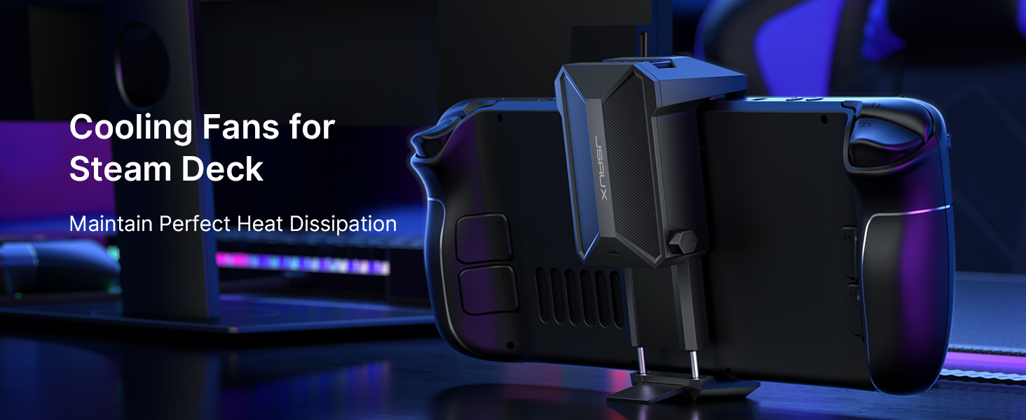 JSAUX Cooling Fan for Steam Deck, Steam Deck Cooler