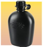 M-Tac 1 Quart Plastic Canteen 34 Oz /1L - Army Military Water Bottle for Hiking Camping Airsoft B...