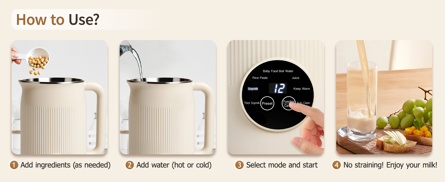 soy milk maker nut milk maker machine