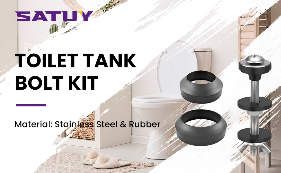 toilet tank bolts and rubber gaskets