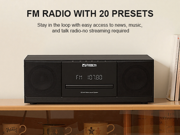 cd player with speakers