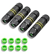 Oyviny 3 Pole Electrical Junction Box IP68 Waterproof, UL Certified M20 Wire Connector for 5-12mm...