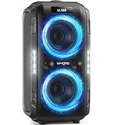 W-KING 250W PEAK Party Large Bluetooth Speaker Loudest Boom Box/Massive 120dB/12 Custom Bass, Big...