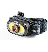 NEBO MYCRO USB Rechargeable, Adjustable LED Headlamp &amp; Cap Light, Bright Spot Light for Camping, ...