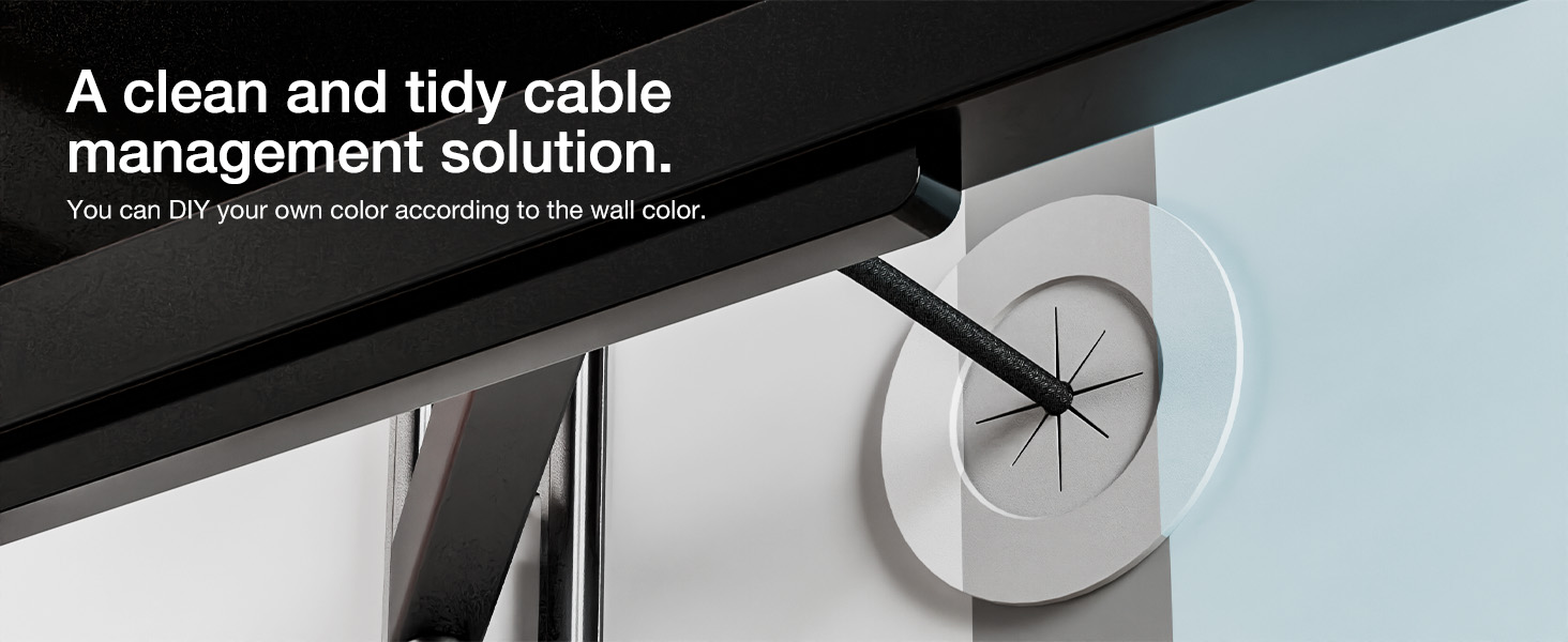 behind wall cable management