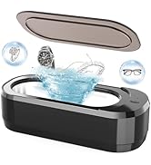 KUNPHY Ultrasonic Jewelry Cleaner, Ultrasonic Machine for All Jewelry, Small Sonic Cleaner for Ri...