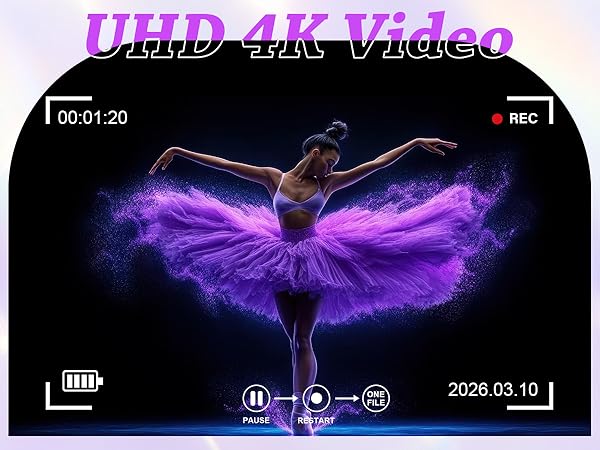 4K 80MP Video Camera